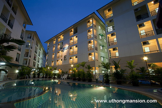 Uthong Mansion and Serviced Apartment BTS prakasa Robinson Samutprakarn - Apartment for Rent