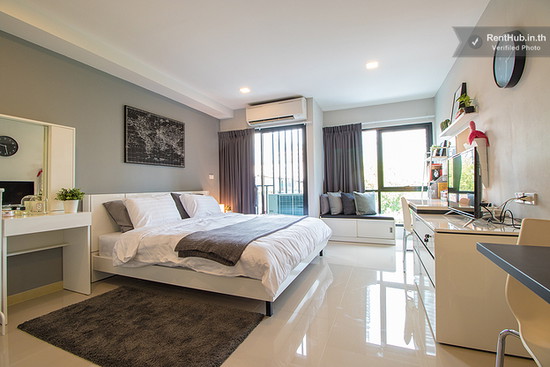 (LKN) GRAND APARTMENTS (monthly/daily): from Ratchatevi BTS - Apartment for Rent