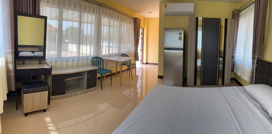 Baan Poon Chai - Air condition with fully furnished, Near by IRPC and Rayong downtown - Apartment for Rent