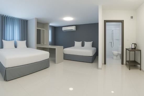 Rama 9 Residence  Serviced Rooms near Airport Link (Daily & Monthly) - Apartment for Rent