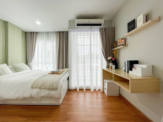 Room with furniture & appliances in Sukhumvit-Bangpu area, near BTS Kheha station. - Apartment for Rent