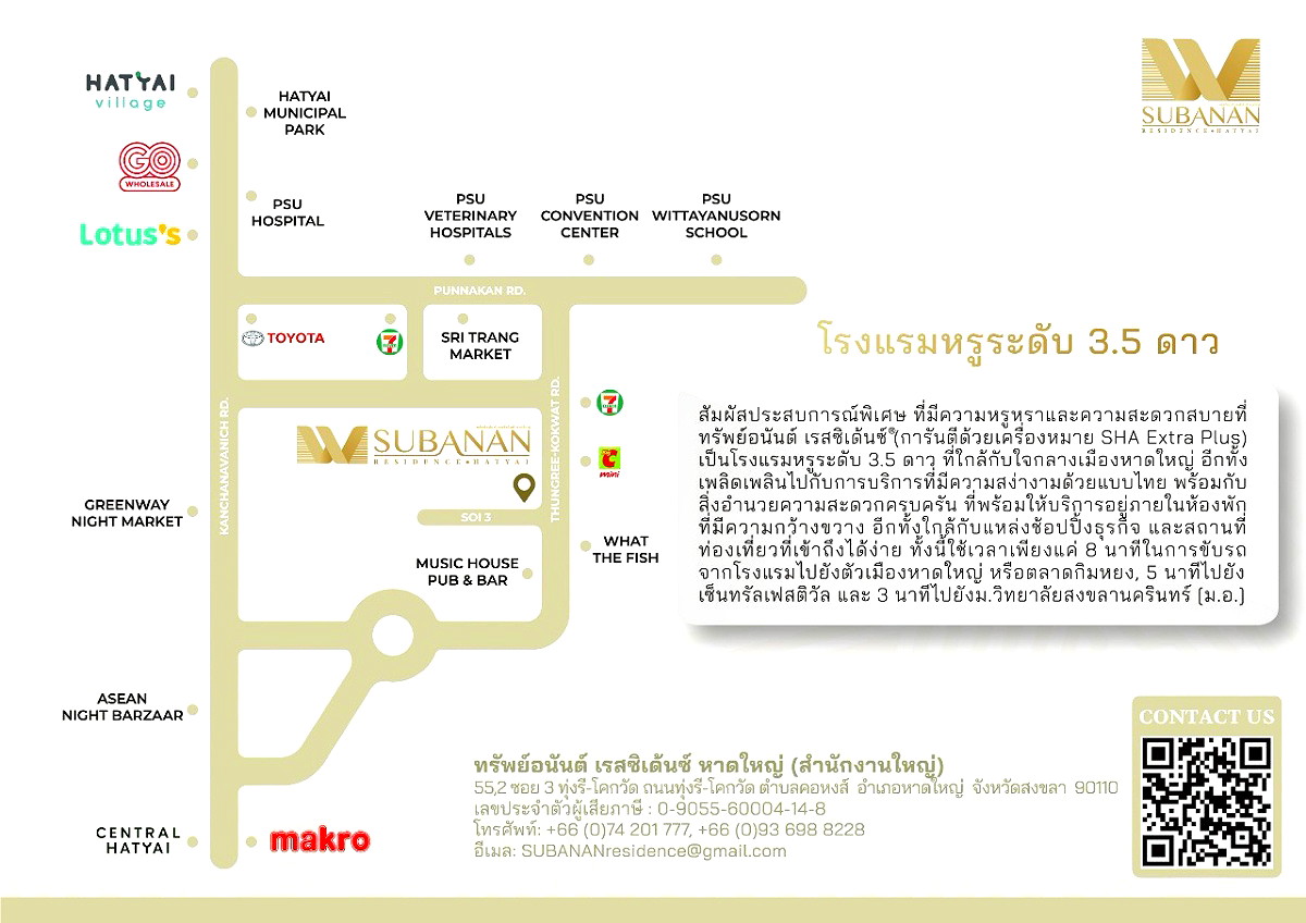 รูปภาพ SUBANAN Residence Hatyai  | อพาร์ทเม้นท์ หอพัก ที่พัก ห้องพัก - รูปที่ 31/62