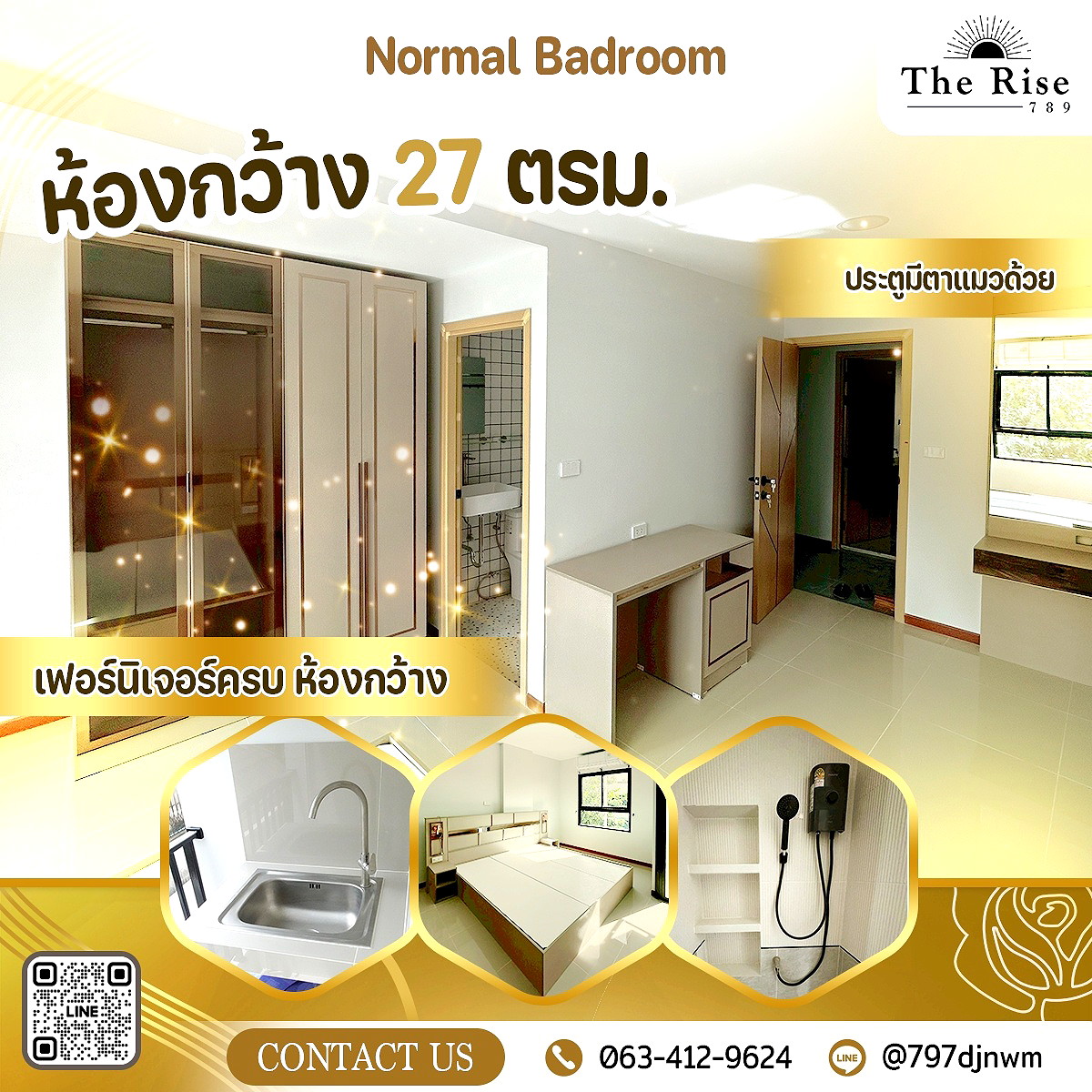 รูปภาพ The Rise 789 | อพาร์ทเม้นท์ หอพัก ที่พัก ห้องพัก - รูปที่ 6/24
