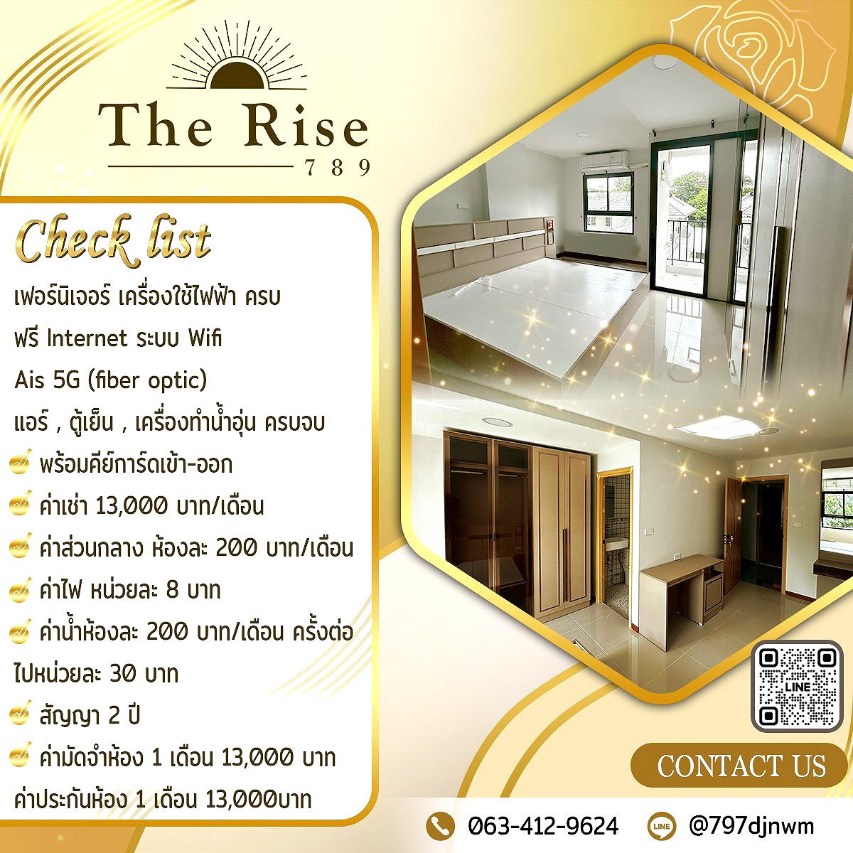 รูปภาพ The Rise 789 | อพาร์ทเม้นท์ หอพัก ที่พัก ห้องพัก - รูปที่ 4/24