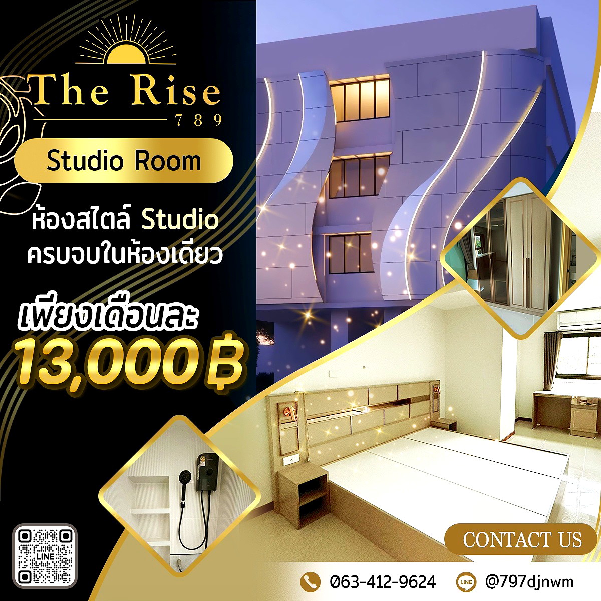 รูปภาพ The Rise 789 | อพาร์ทเม้นท์ หอพัก ที่พัก ห้องพัก - รูปที่ 1/24