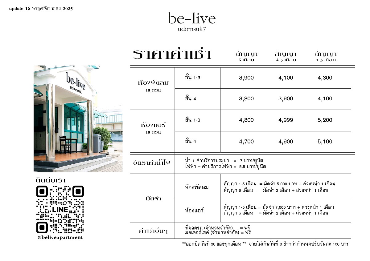 Pictures of Be-live Udomsok7 (Apartment near BTS Udomsuk, walk 10 minutes, next to 7-11 and laundry) 2/31