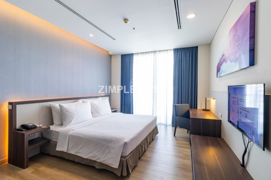 Modern Serviced Apartment at Phloen Chit & Nana area offering comfort and convenience for residents.  - Apartment for Rent