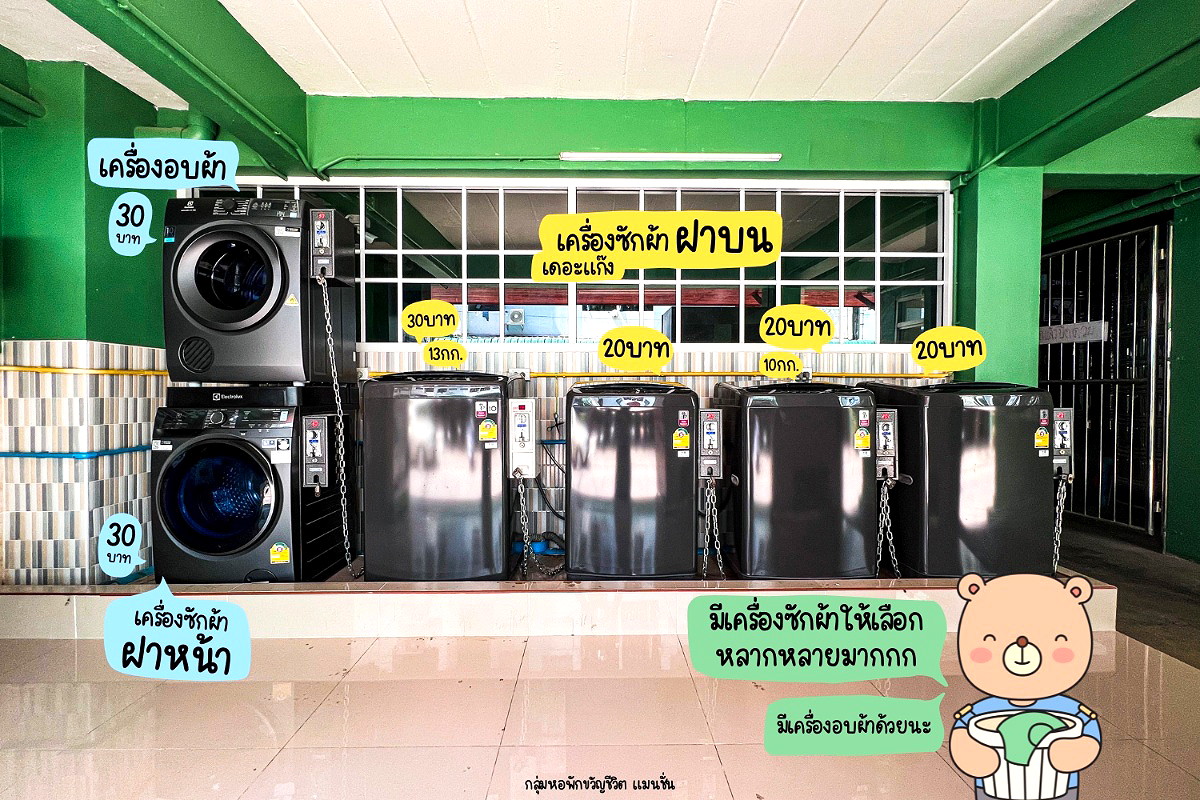 รูปภาพ ขวัญชีวิต แมนชั่น (ไทยธานีซอย 21 - นวนคร) | อพาร์ทเม้นท์ หอพัก ที่พัก ห้องพัก - รูปที่ 12/13