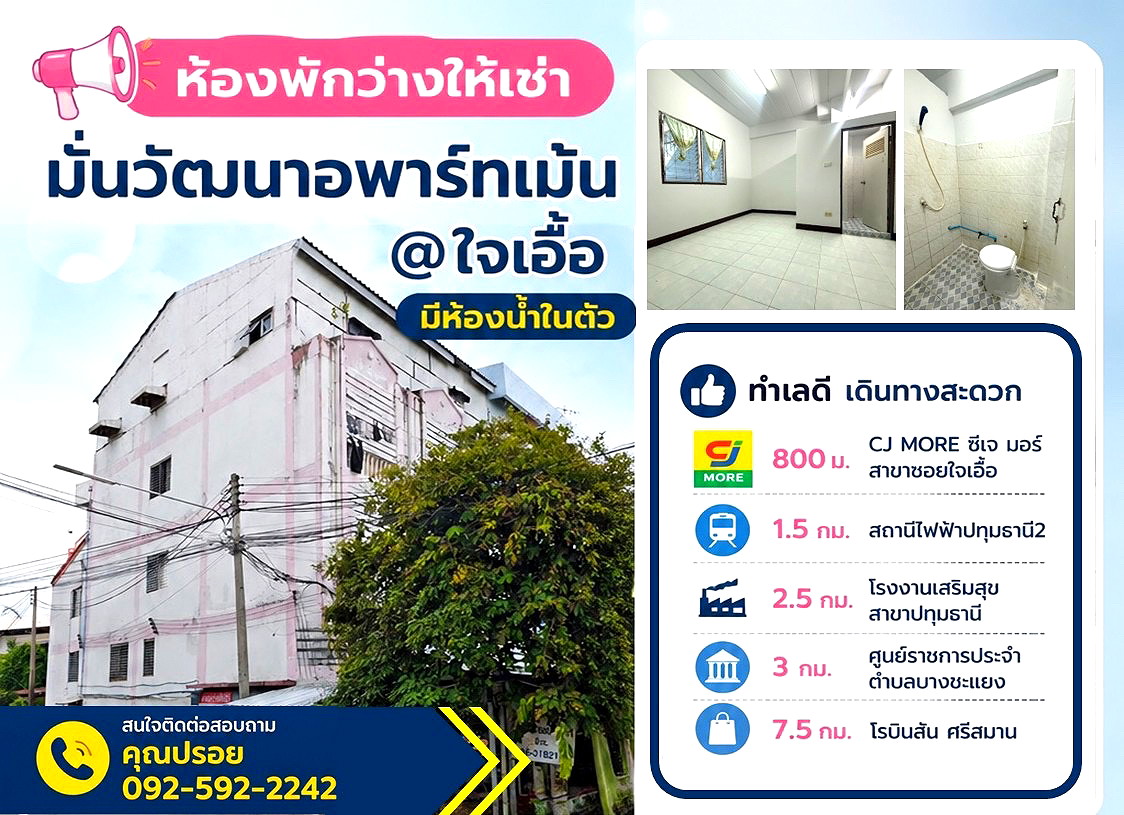 Pictures of Manwattana Apartment @Chai Uea 1/1